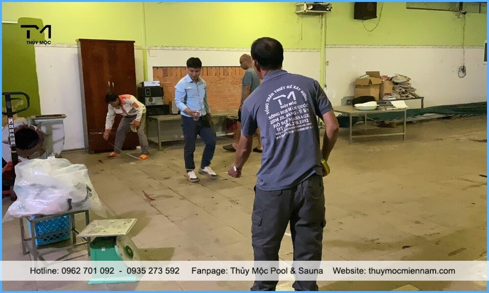Xác định vị trí và kích thước hồ bơi gia đình