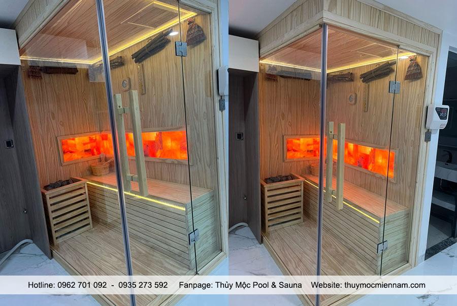 Phòng xông hơi đá muối cho Villa quận 12