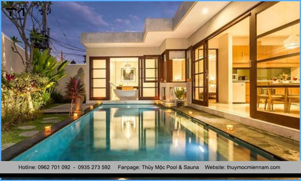 Hồ bơi thân thiện với môi trường xung quanh
