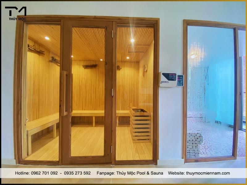 Phòng xông hơi khô tầng 2 trong Spa