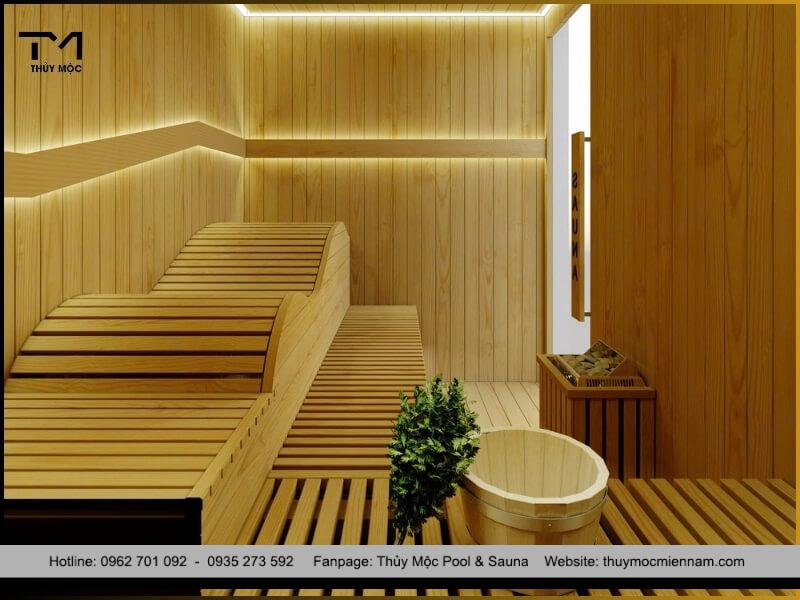 Dịch vụ thi công phòng xông hơi khô của Thủy Mộc