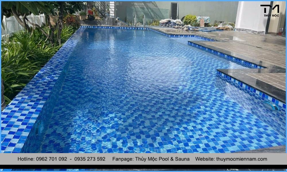 Hoàn tất cải tạo hồ bơi villa đẹp