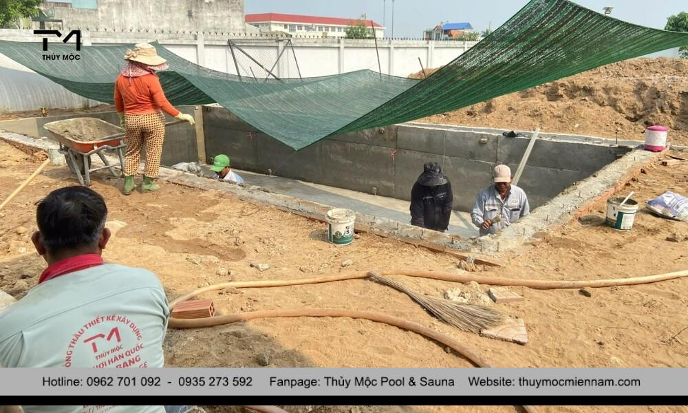 Chống thấm và bảo dưỡng bê tông sau khi đỗ