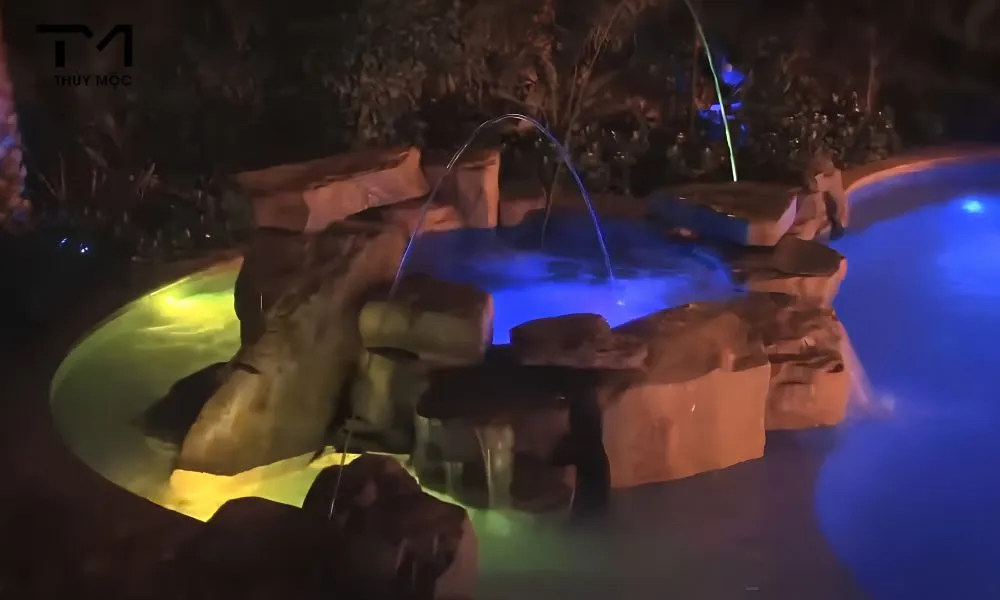 hệ thống đèn led đổi màu jacuzzi