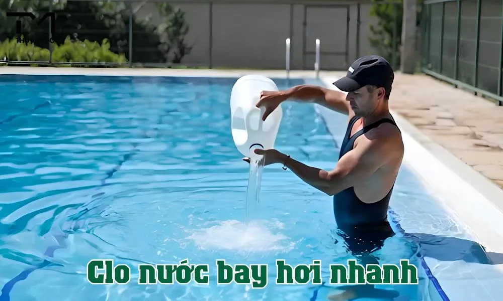 liều lượng clo tiêu chuẩn cho hồ bơi