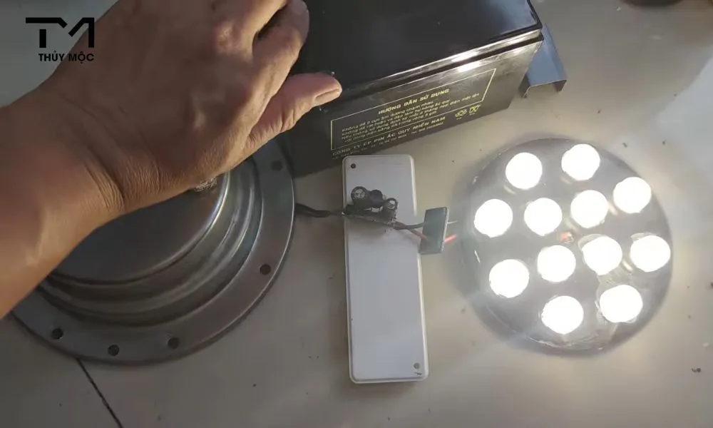 sửa chữa hệ thống đèn led hồ jacuzzi