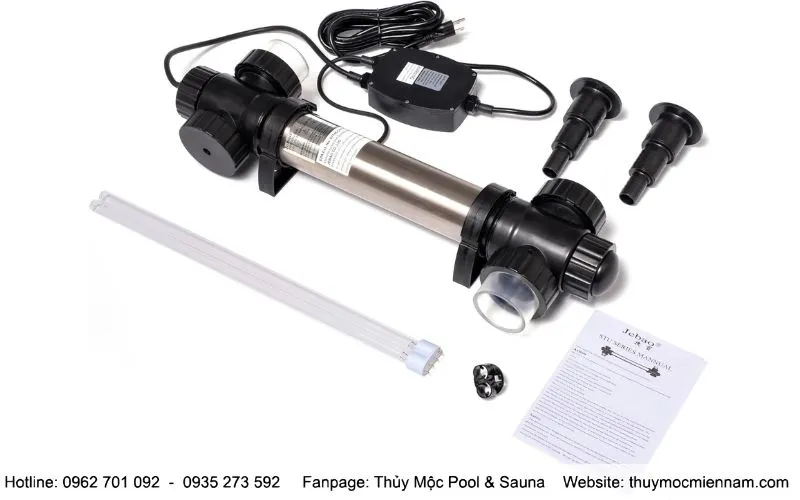 Cấu tạo và nguyên lý hoạt động đèn UV diệt khuẩn hồ bơi Emaux NT-UV130F