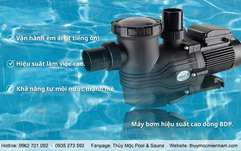 đặc điểm nổi bật của máy bơm bể bơi dòng wl-bdp