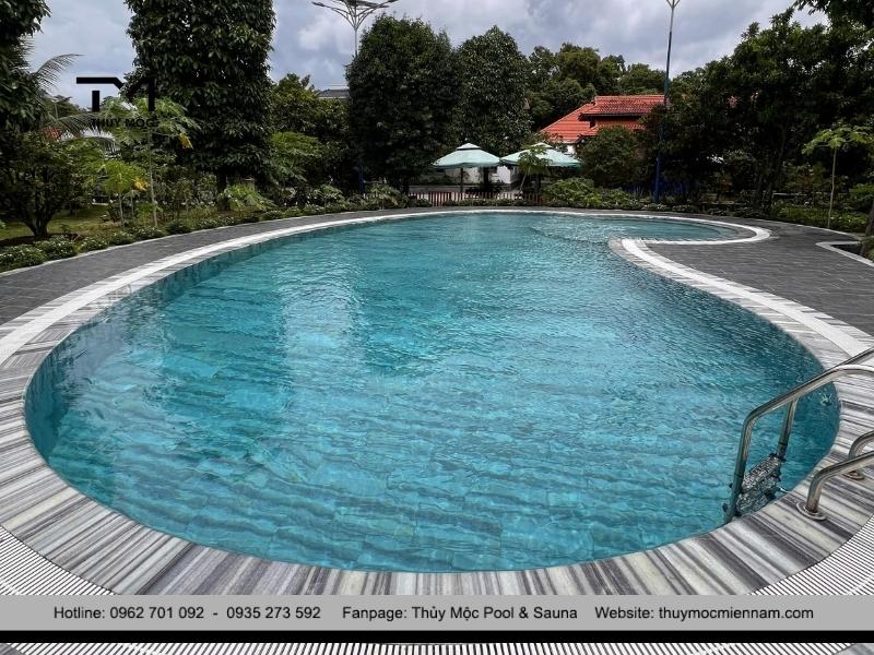 Nước hồ bơi khi đạt chuẩn hóa chất