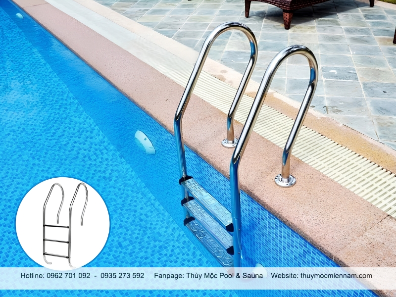 Ứng dụng thực tế của thang bể bơi Emaux SFF