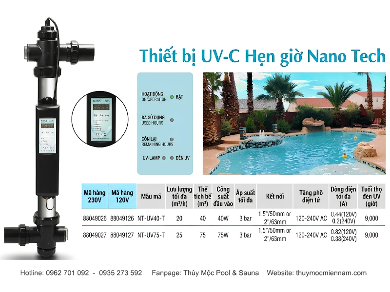 Ứng dụng thực tế UV Emaux NT-UV75-T